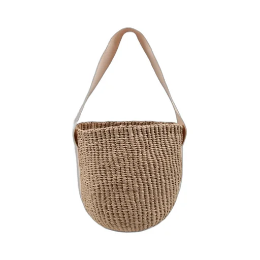 Logo Embellished Bucket Bag