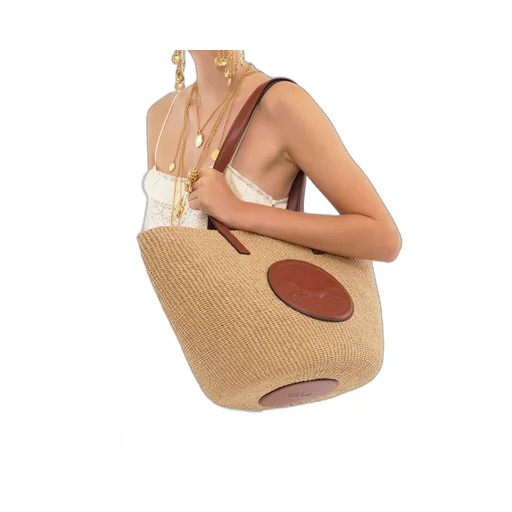 Logo Detailed Large Tote Bag