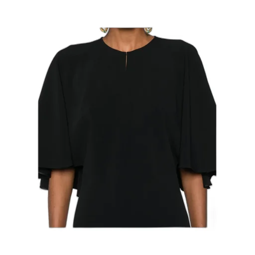 Round Collar Short Sleeve Dress