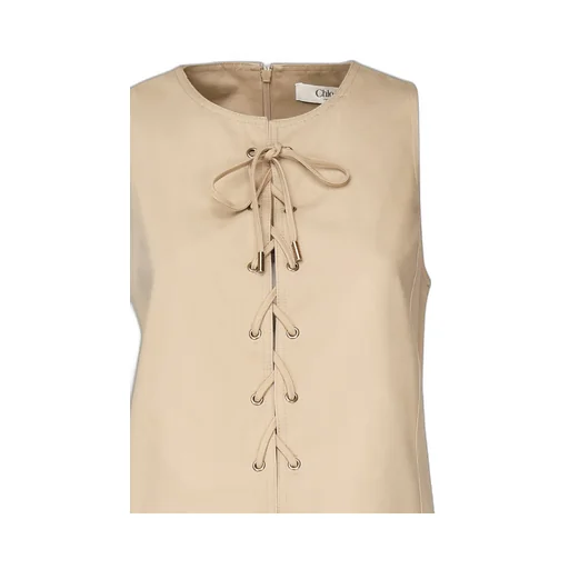 Laced Sleeveless Mini Dress
