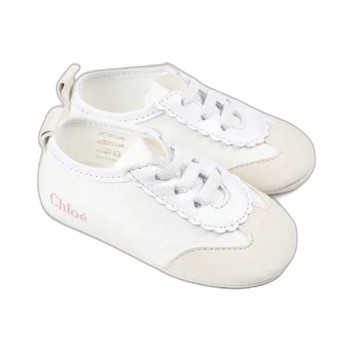 Logo Printed Lace-Up Sneakers