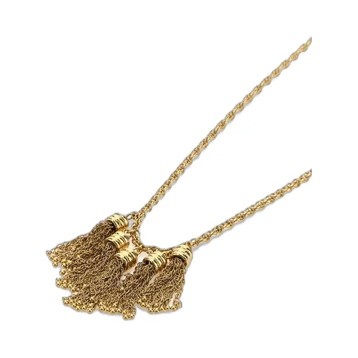 Pompoms Tassel Decor Necklace
