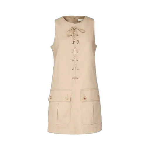 Laced Sleeveless Mini Dress