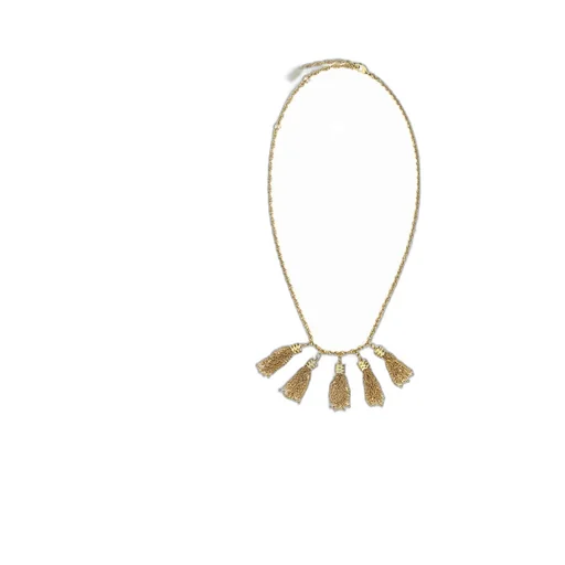 Pompoms Tassel Decor Necklace