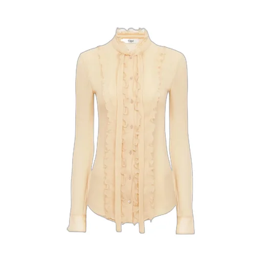 Ruffled Fitted Blouse