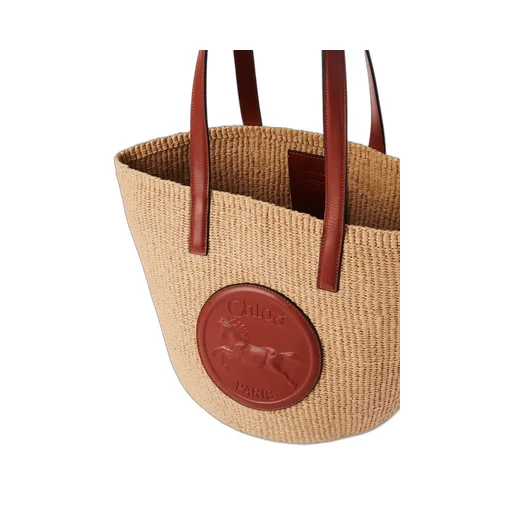 Logo Detailed Large Tote Bag
