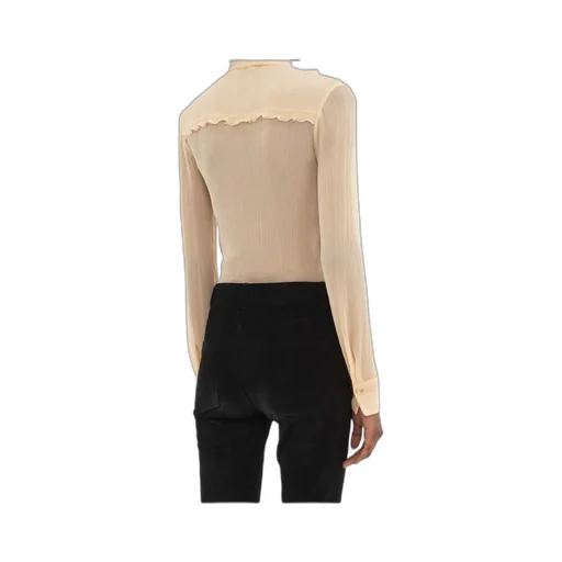 Ruffled Fitted Blouse