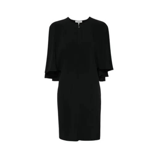 Round Collar Short Sleeve Dress