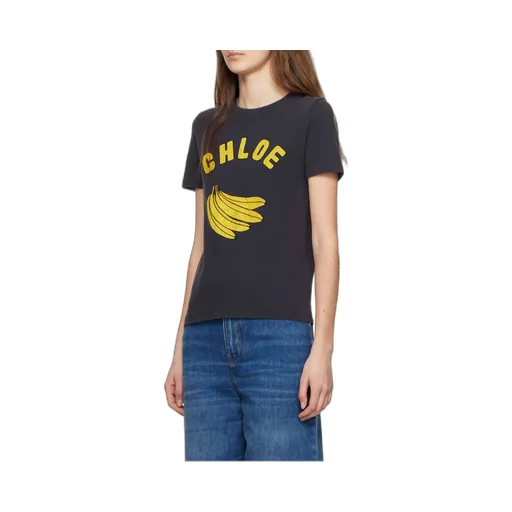 Banana Printed Crewneck T-Shirt