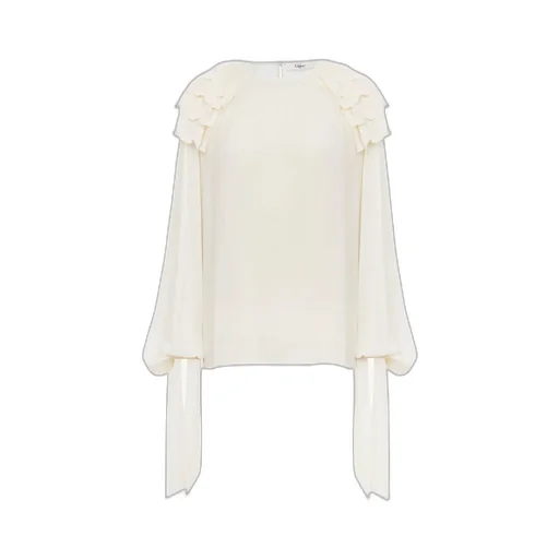 Gathered Ruffled Top