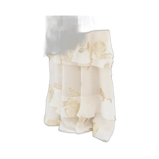 Jacquarded Lurex Maxi Skirt