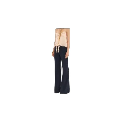 Belt Loop Wool Bell Bottoms