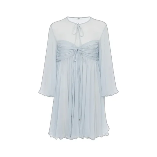 Pleated Mini Dress