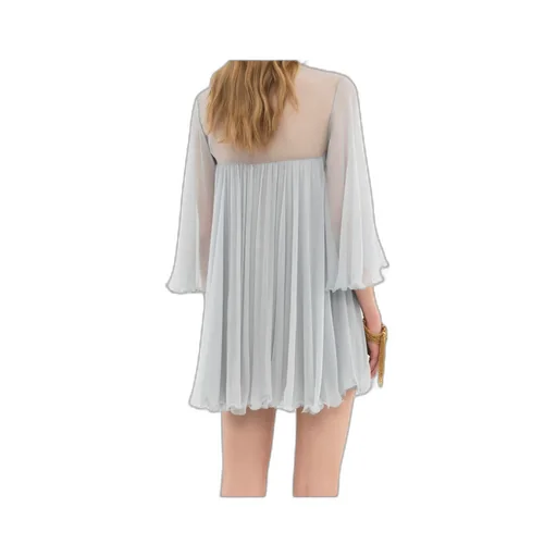 Pleated Mini Dress