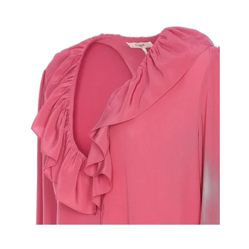 Ruffle Detailed Long-Sleeve Top