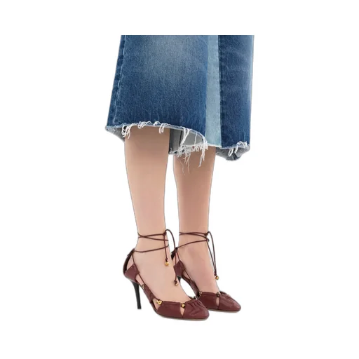 Luna Knotted Strap Pumps