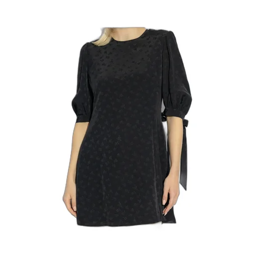 Floral Pattern Mini Dress
