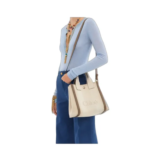 Carry Logo Detailed Small Tote Bag
