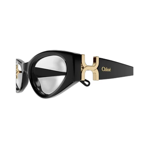 Cat-Eye Frame Logo-Engraved Glasses