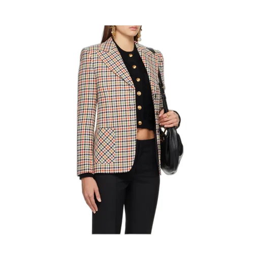 Single-Breasted Tailored Jacket