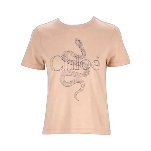 Snake Printed Crewneck T-Shirt