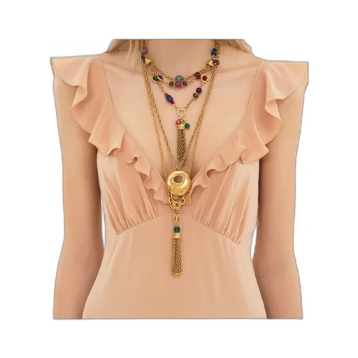 Crepe De Chine Maxi Dress