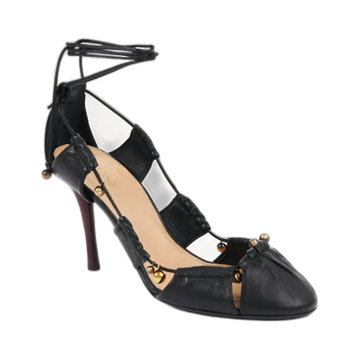Luna Knotted Strap Pumps