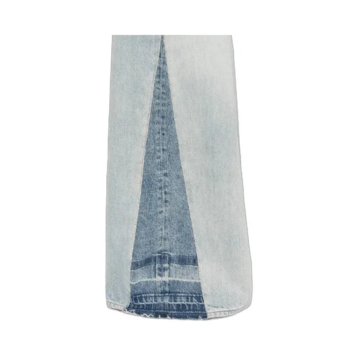Logo Patch Wide-Leg Jeans
