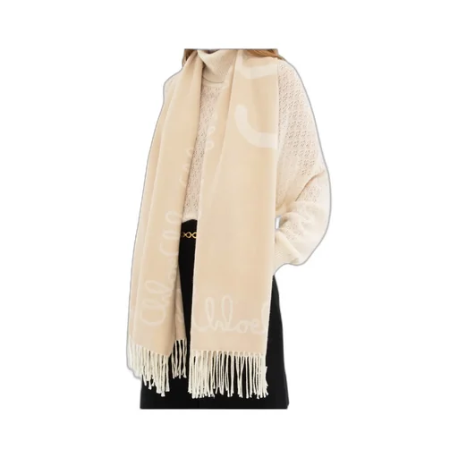The Chloé Iconic Jacquard Fringed Scarf