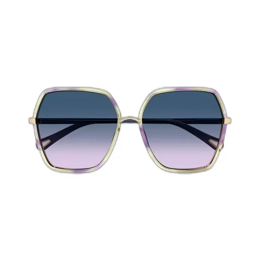 Geometric Frame Sunglasses