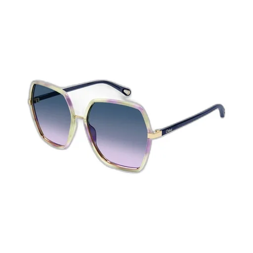 Geometric Frame Sunglasses