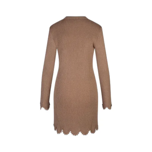 Ribbed-Knit Mini Dress