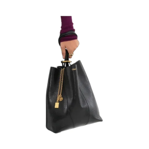 Spin Charm Detailed Tote Bag