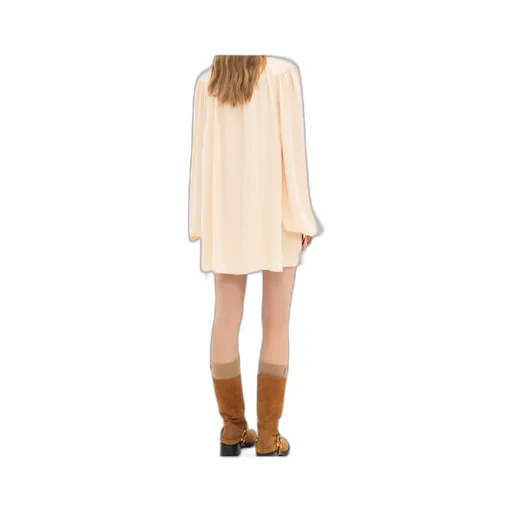 Jacquard Silk Mini Dress