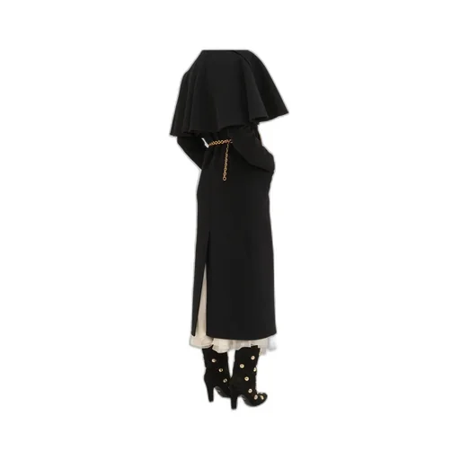Double-Breasted Cape Coat