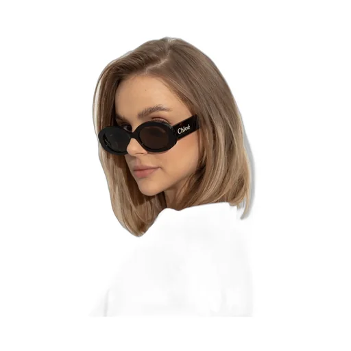 Oval-Frame Recycled-Acetate Sunglasses