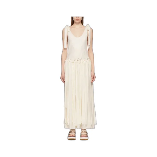 Low Round Neck Lace Dress