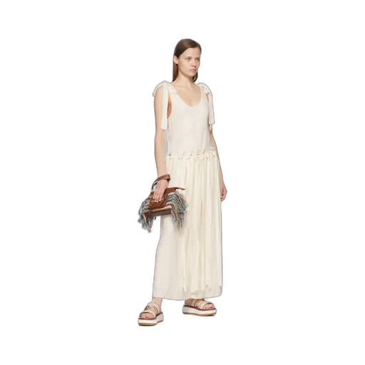 Low Round Neck Lace Dress