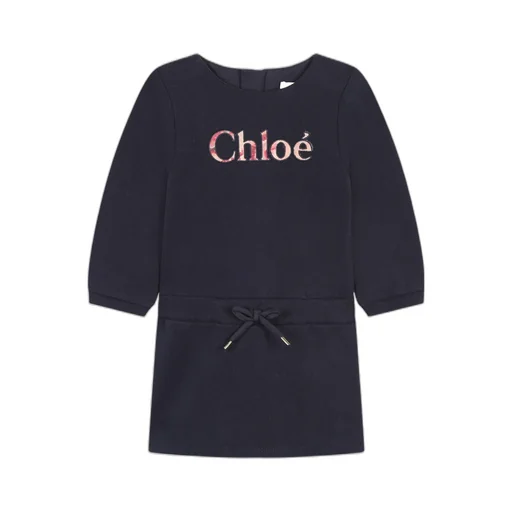 Logo AppliquÉD Fleece Dress