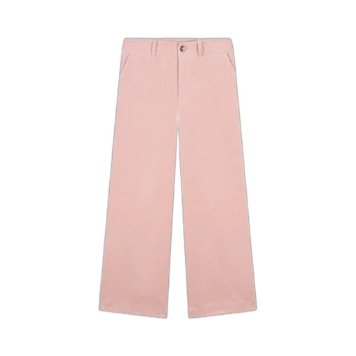 Wide-Leg Cotton Trousers
