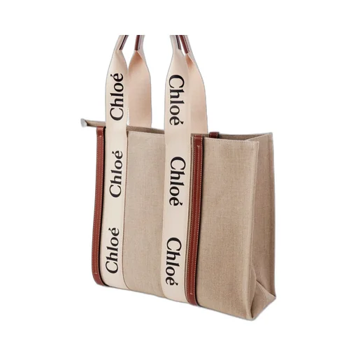 Woody Logo Tape Large Tote Bag