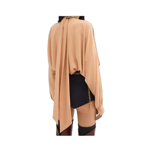High-Neck Blouse