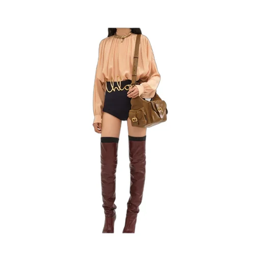High-Neck Blouse
