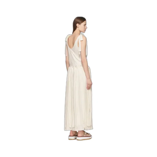 Low Round Neck Lace Dress