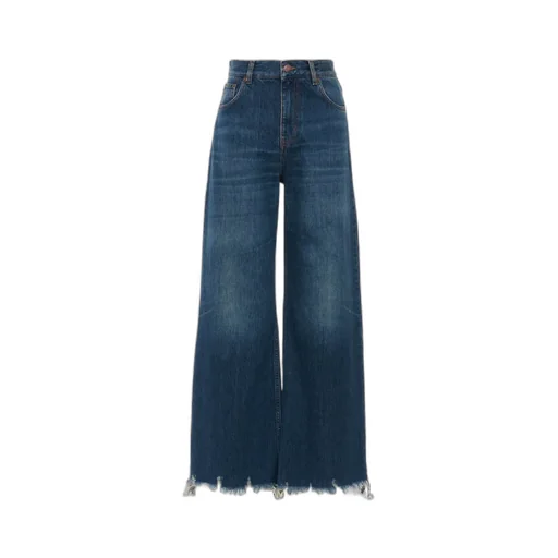 Logo Patch Wide-Leg Jeans
