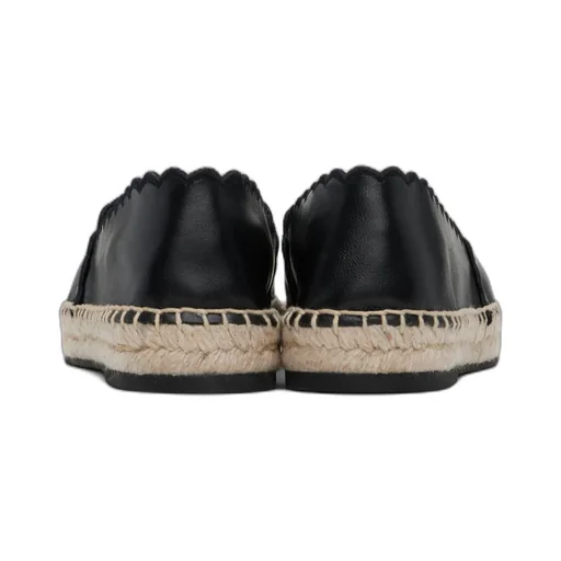 Slip-On Scalloped Edges Flat Shoes