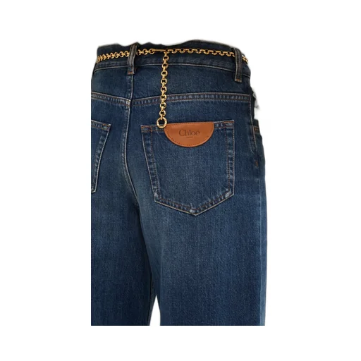 Logo Patch Wide-Leg Jeans