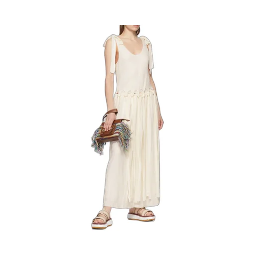 Low Round Neck Lace Dress
