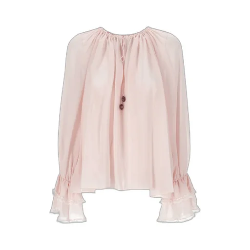 Drawstring Long-Sleeved Shirt
