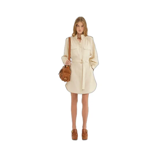Light Cotton Poplin Shirt Skirt